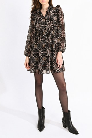 Vestido evasé - Negro - Molly Bracken