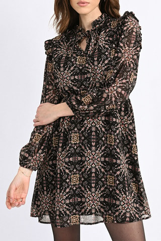Vestido evasé - Negro - Molly Bracken