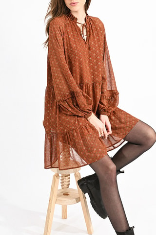 Vestido recto - Marrón - Molly Bracken