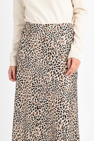Jupe midi taille haute - Kaki - Molly Bracken