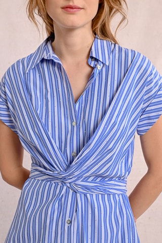 Vestido camisero - Celeste - Molly Bracken