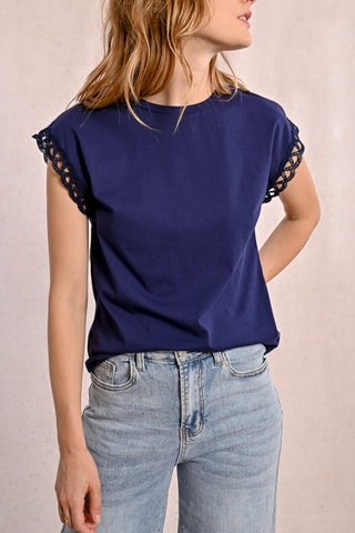 Blouse - Bleu marine - Molly Bracken