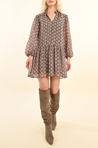 Vestido trapecio - Caqui - Molly Bracken