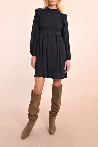 Vestido recto - Azul marino - Molly Bracken