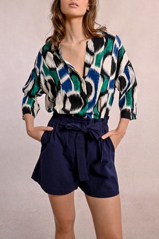 Short taille haute - Bleu marine - Molly Bracken