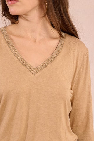 Blouse - Camel - Molly Bracken