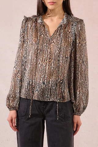 Blouse - Camel - Molly Bracken