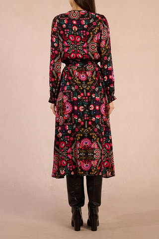 Vestido midi - Negro - Molly Bracken