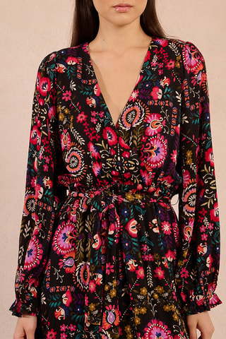 Vestido midi - Negro - Molly Bracken