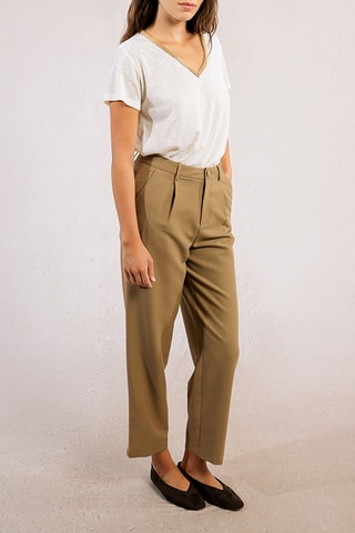 Pantalon droit - Kaki - Molly Bracken
