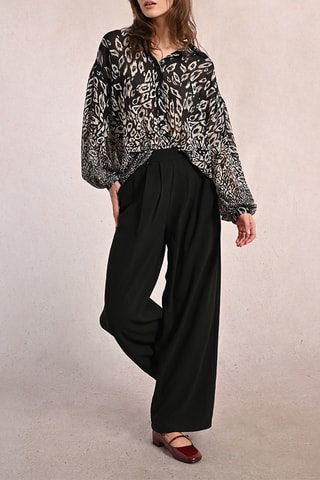 Pantalon large - Noir - Molly Bracken