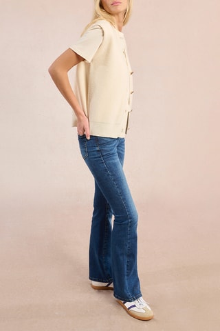 Gilet sans manches - Ecru - Molly Bracken