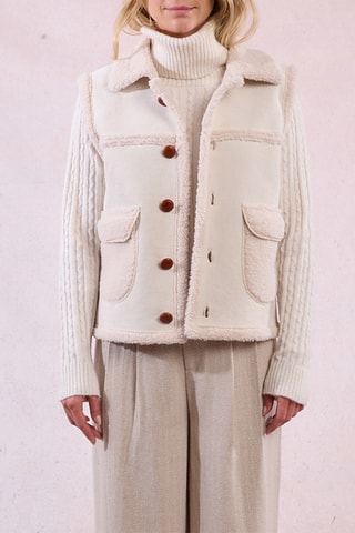 Veste sans manches - Beige - Molly Bracken