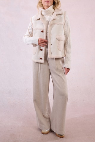 Veste sans manches - Beige - Molly Bracken