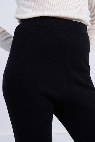 Pantalon flare taille haute - Noir - Lili X Molly