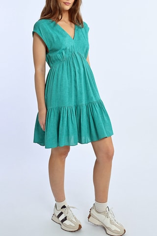 Robe patineuse - Vert émeraude - Lili X Molly