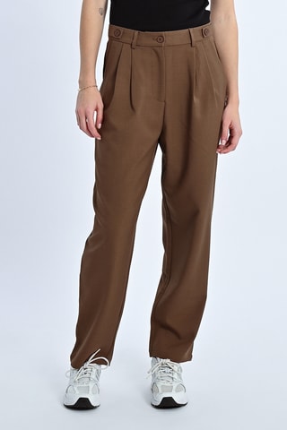 Pantalon cigarette - Marron - Lili X Molly