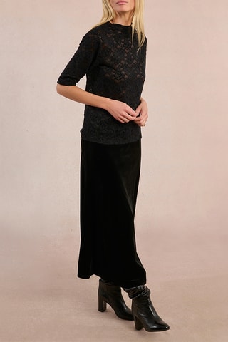 Top en dentelle - Noir - Molly Bracken