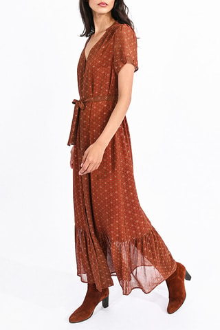 Robe longue - Rouge brique - Molly Bracken