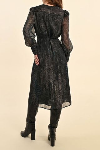 Vestido midi - Negro - Molly Bracken