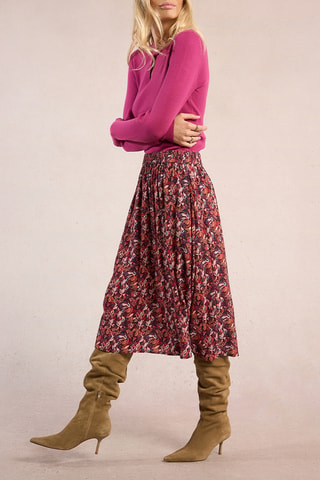 Jupe midi - Bordeaux - Molly Bracken