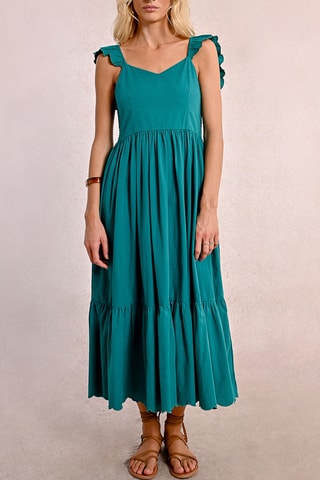 Vestido largo - Verde esmeralda - Molly Bracken