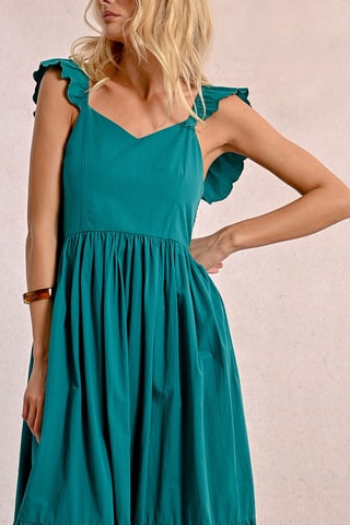 Vestido largo - Verde esmeralda - Molly Bracken