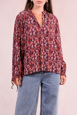 Blouse - Bordeaux - Molly Bracken