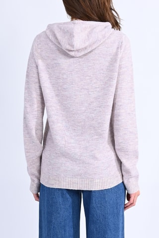 Pull à capuche - Mauve chiné - Molly Bracken
