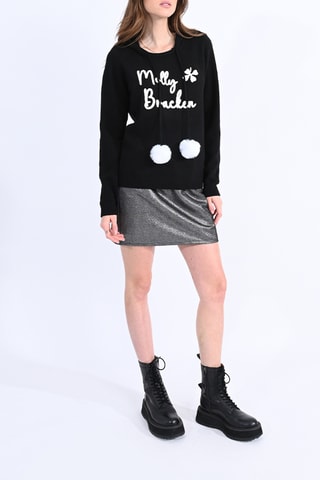Pull à capuche - Noir - Molly Bracken
