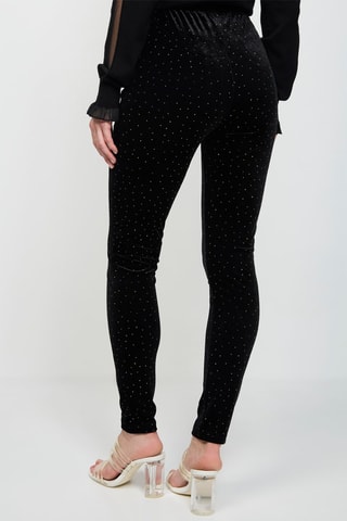 Legging en velours - Noir - Lili Sidonio