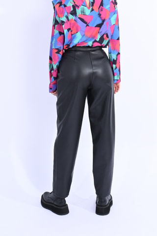 Pantalon taille haute - Noir - Lili Sidonio