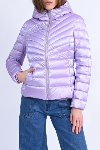 Doudoune à capuche - Mauve - Molly Bracken