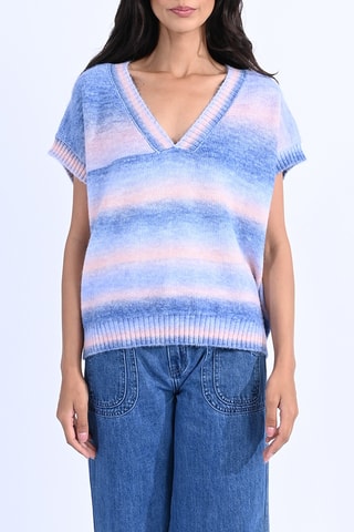 Jersey tie-dye - Azul y rosa claro - Molly Bracken