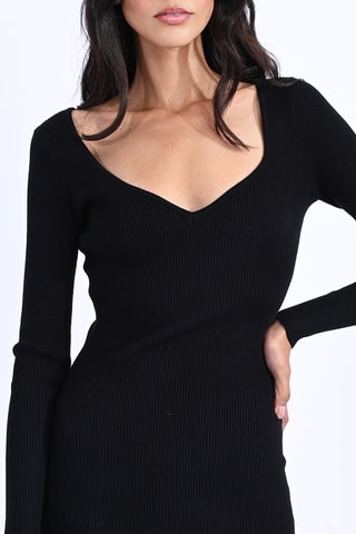 Vestido jersey - Negro - Molly Bracken