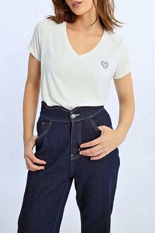 T-shirt - Blanc cassé - Lili Sidonio