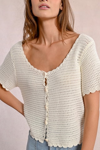 Gilet - Blanc - Molly Bracken
