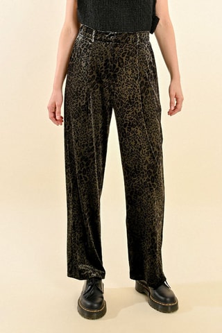 Pantalon taille haute - Kaki - Molly Bracken