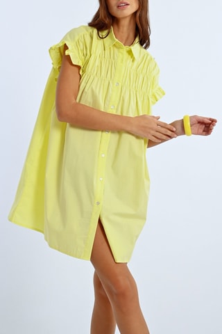 Robe chemise - Jaune - Lili Sidonio
