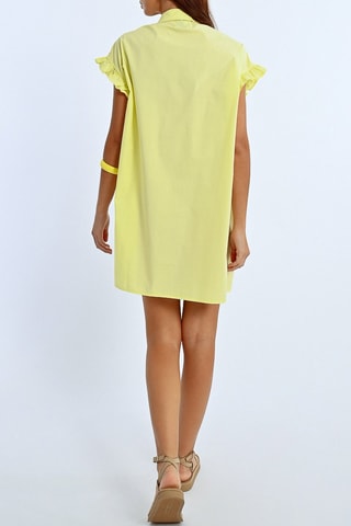 Robe chemise - Jaune - Lili Sidonio