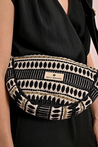 Sac banane - Beige et noir - Molly Bracken