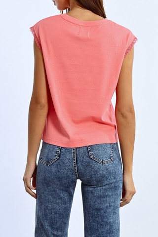 FILLE YOUNG LADIES KNITTED TEE CORAL - Lili Sidonio