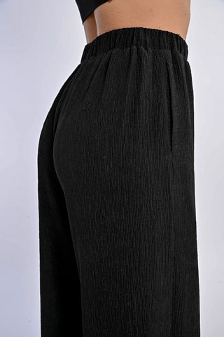 Pantalon taille haute - Noir - Molly Bracken