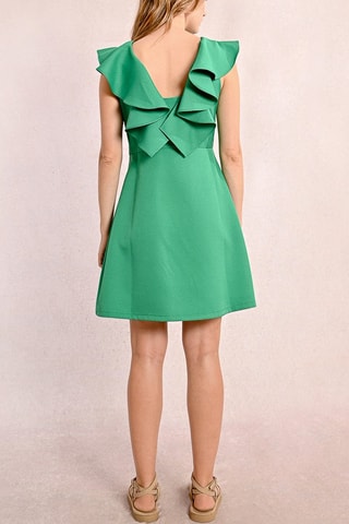 Vestido recto - Verde claro