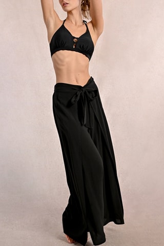 Pantalon taille haute - Noir - Molly Bracken