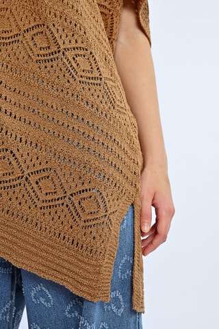 Gilet long - Marron - Lili Sidonio