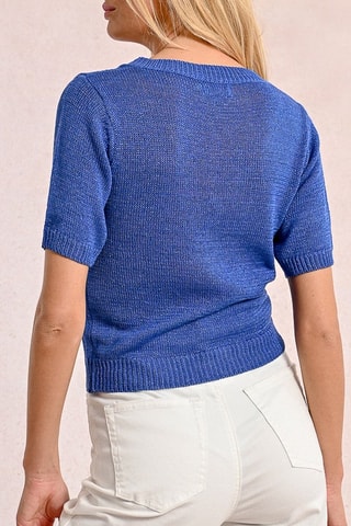 Pull court - Bleu marine - Molly Bracken