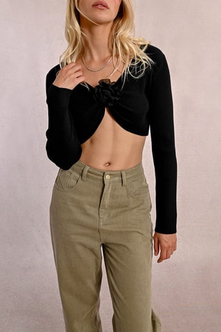 Crop top - Blanc - Molly Bracken