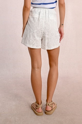 Short en broderie anglaise - Blanc - Molly Bracken