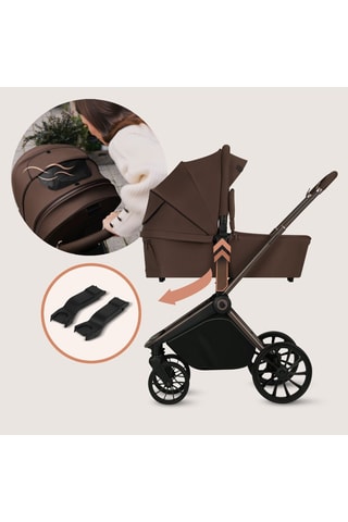 Silla de paseo trío Mika Plus - Marrón